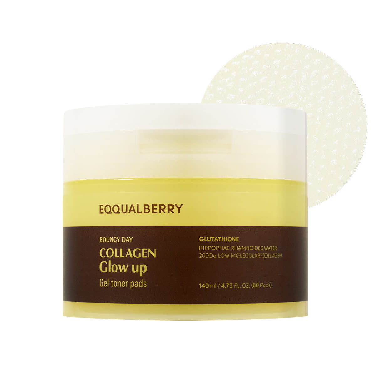 Collagen Glow Up Gel Toner Pads (60 pads / 140ml)