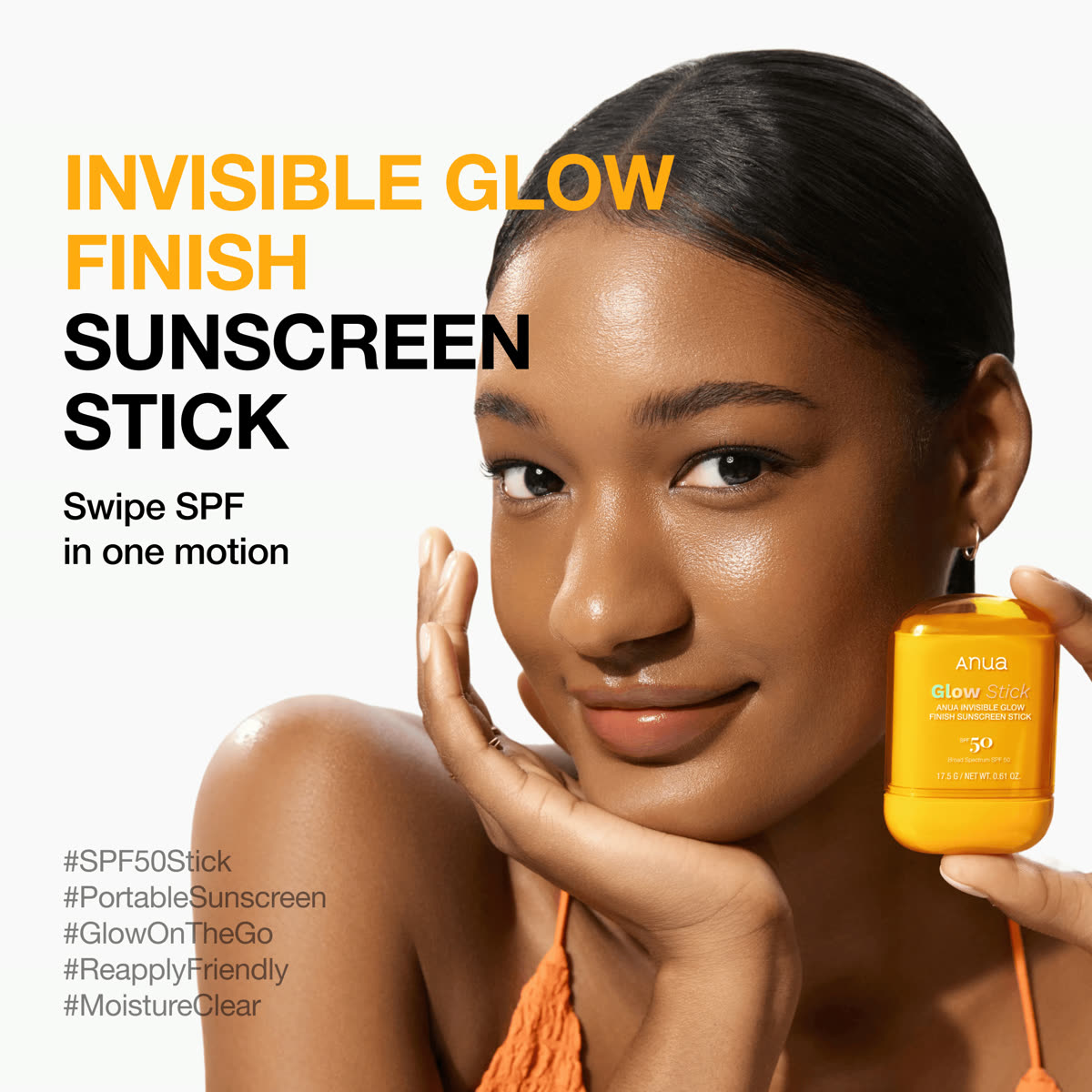 Anua Invisible Glow Finish Sunstick SPF50+ PA++++