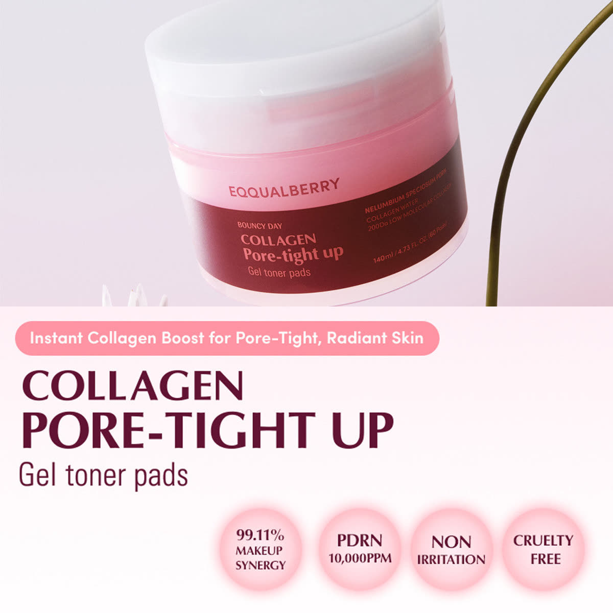 Collagen Pore-Tight Up Gel Toner Pads (60 pads / 140ml)