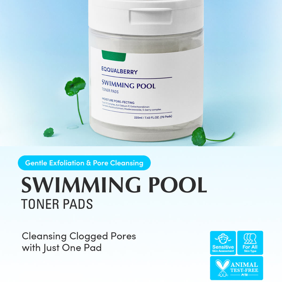 Swimming Pool Toner Pads (70 pads / 220ml)