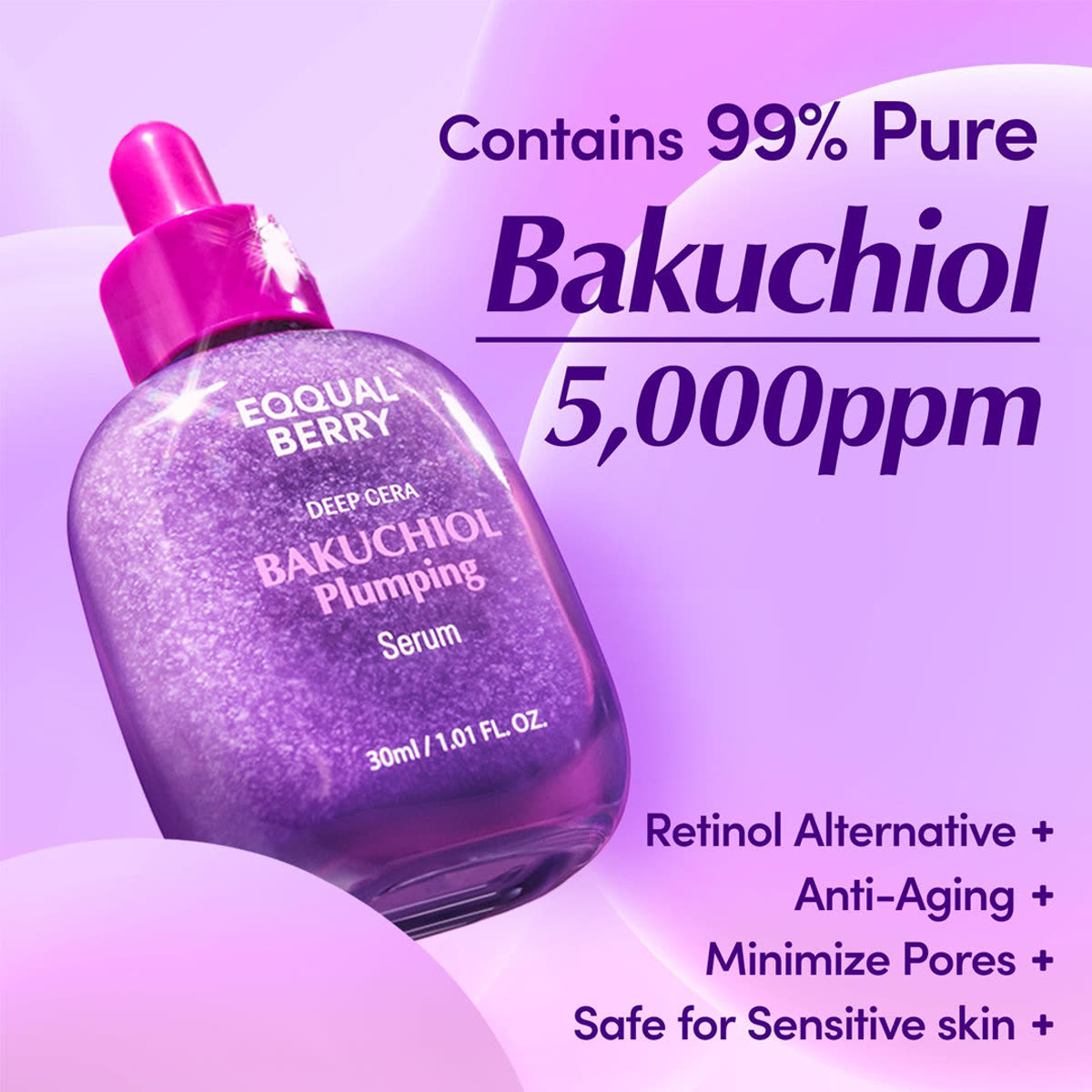 Deep Cera Bakuchiol Plumping Serum 30ml