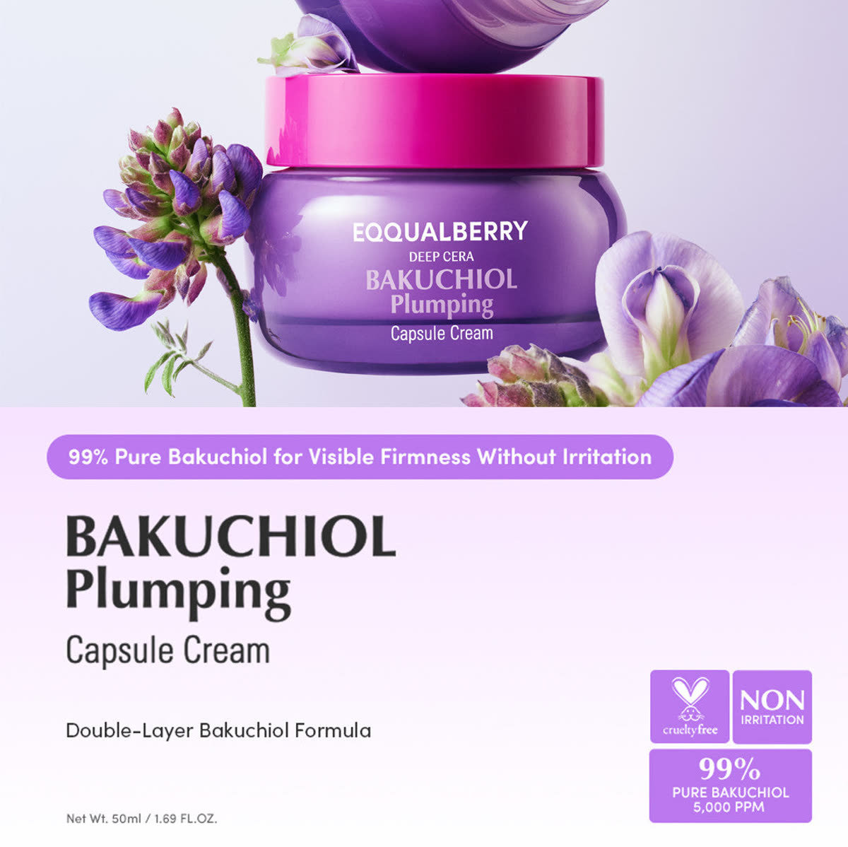 Deep Cera Bakuchiol Plumping Capsule Cream 50ml