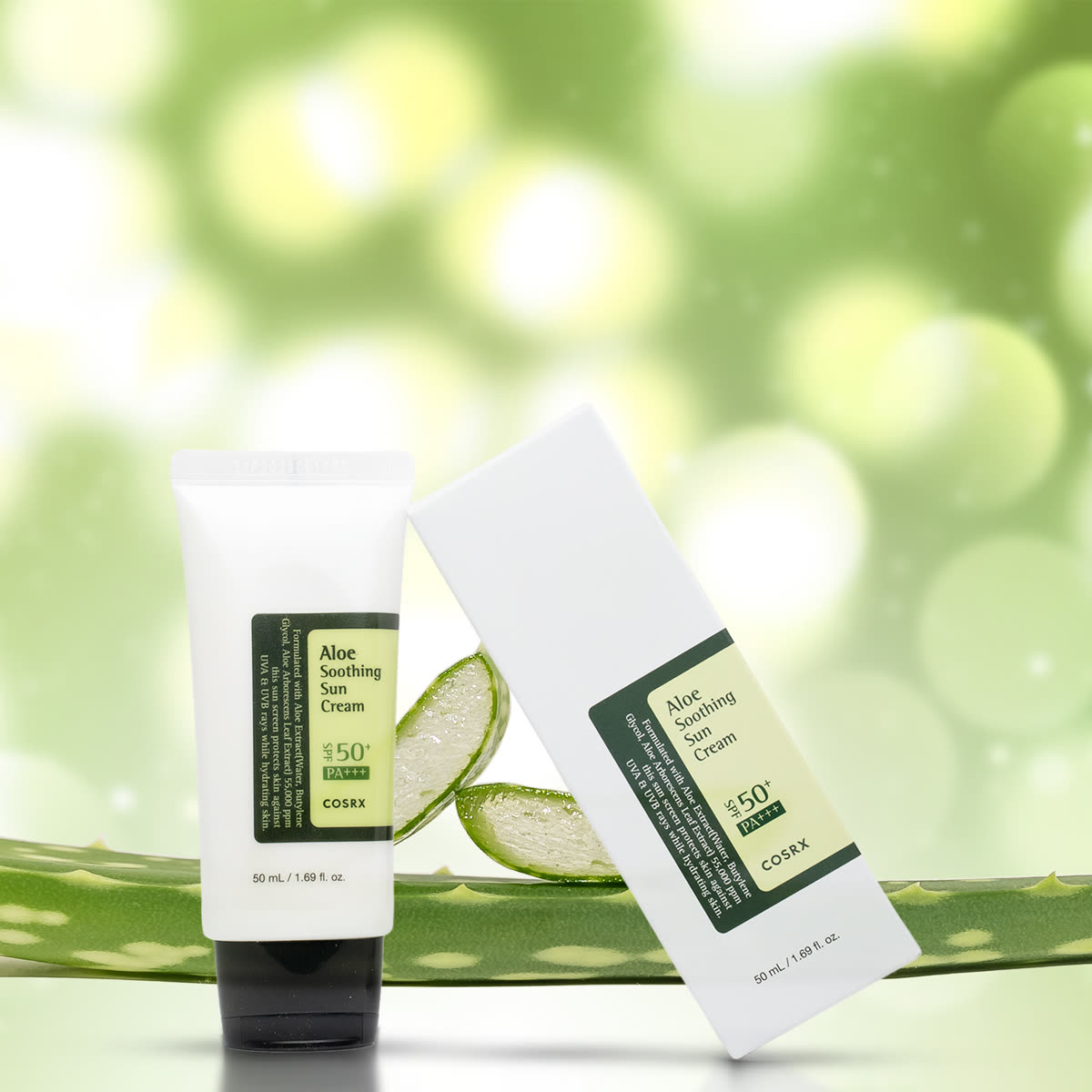 COSRX ALOE SOOTHING SUN CREAM SPF 50+ – 50ML