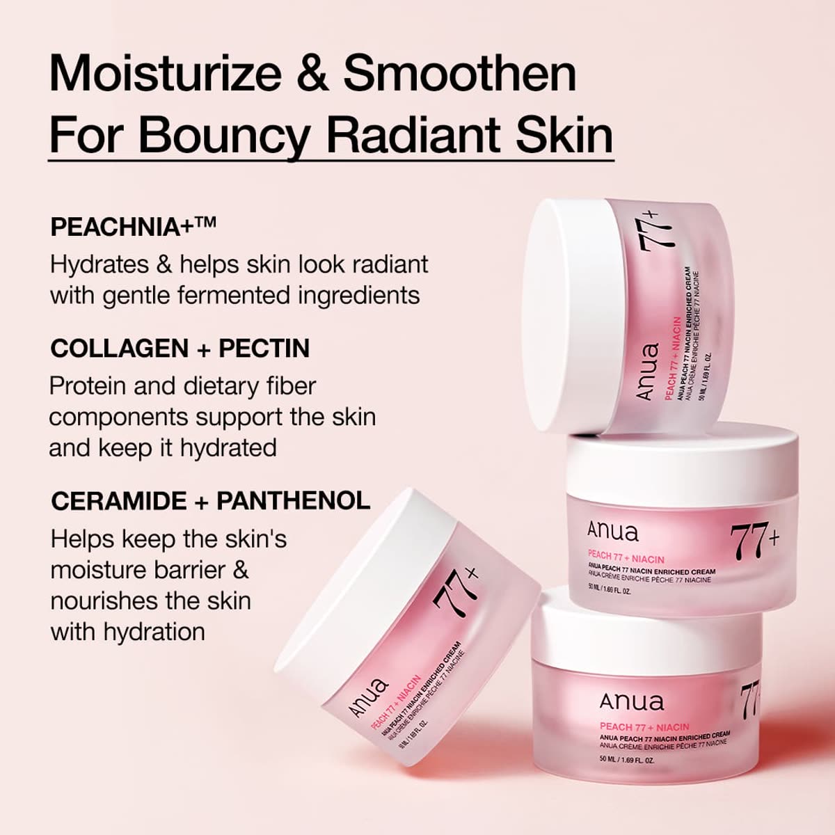 Anua Peach 77% Niacin Enriched Cream